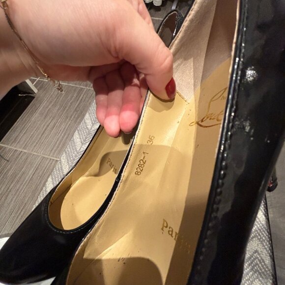 Black Patent Leather Heels - Picture 9 of 10